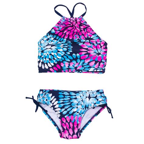 Zanarzt Girl Swimsuit Two Piece Bikini Teen Girls' Swimsuits Two Piece ...