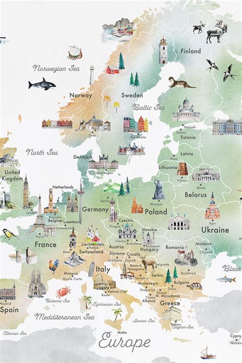 Map Of Europe For Travel Planning