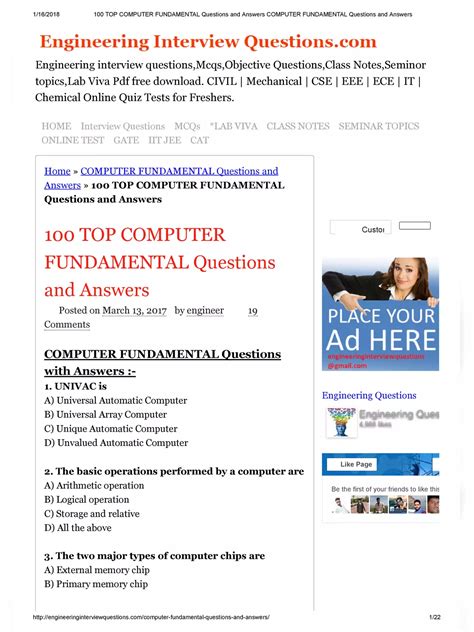 Computer Fundamental Questions 的图像结果