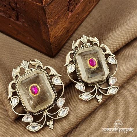 Pink Dot Studs (S3861) – Nakoda Payals