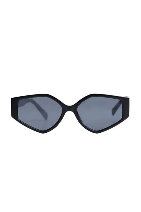 Buy Men's Classic Cat Eye Black Sunglasses Online | Snitch – SNITCH