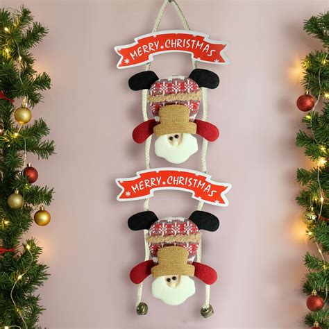 Buy TIED RIBBONS Christmas Decorations Items for Home Office Wall Main ...