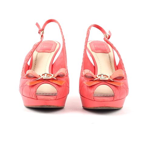 Christian Dior Leather Peep Toe Pumps – The Luxury Pop