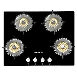 Faber Orion 654 HD BB SQ EBK 4 Burner Hobtop