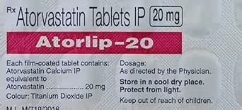 Atorlip-20 - Strip of 10 Tablets : Amazon.in: Health & Personal Care