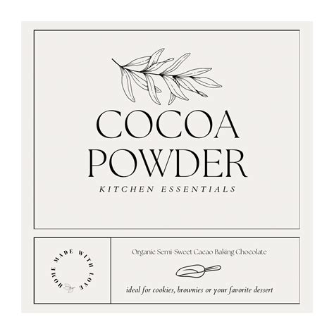 Image result for Coco Powder Round Label