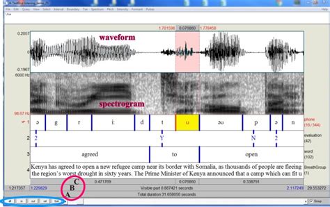 Praat CSV File 的图像结果