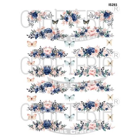 Floral Designs Insert Sheet (Transparent Sheet) IS293