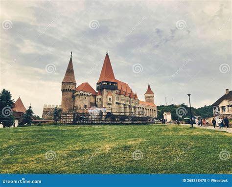 Beautiful Shot of the Corvin Castle in Hunedoara, Romania Editorial ...