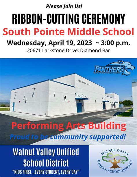 Proud to be community supported! | Walnut Valley Unified School District