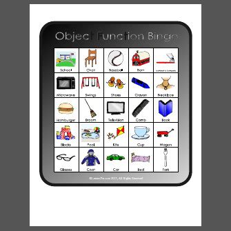 Image result for Object Function Bingo