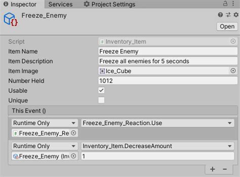 Image result for Unity Scriptable Object Change Value
