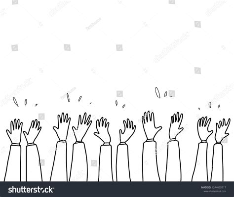 Image result for Hands Clapping Vector Sketch