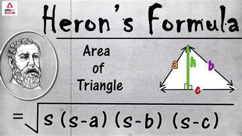 Heron's Formula- Herons Formula Proof & Inventor