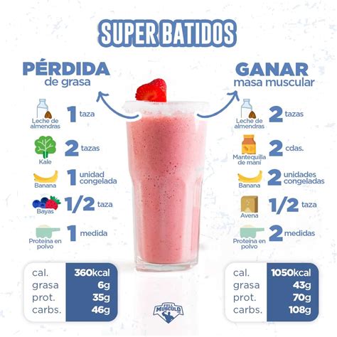 Cómo preparar un batido proteico para aumentar músculo? + 8 Recetas | Batido proteinas casero ...
