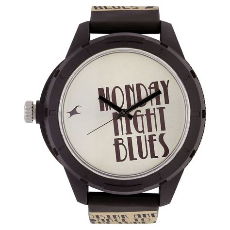 Buy Online Fastrack All Nighters Quartz Analog Silver Dial Silicone ...