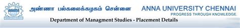 Management Studies - Anna University