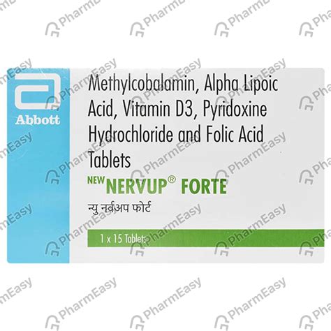 New Nervup Forte Tablet: Uses, Side-effects, Price, Dosage & More Info ...