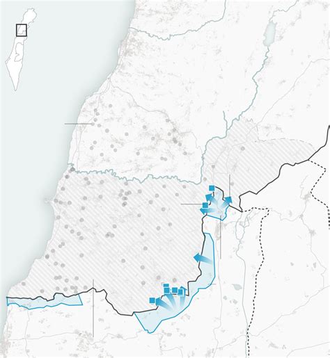 Maps: Where Israel Has Invaded Lebanon - The New York Times - map of middle east lebanon israel