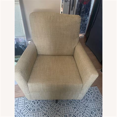 Hughes Furniture Industries Swivel Rocking Chair - AptDeco