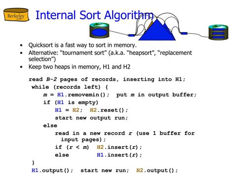 Image result for External Sorting Algorithm Example