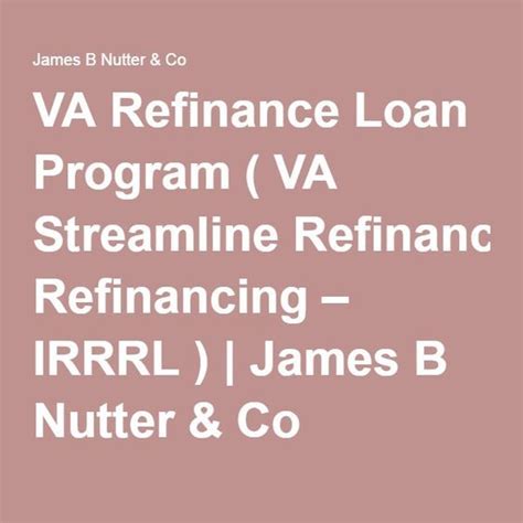 VA Stream Line Refinance Program 的图像结果