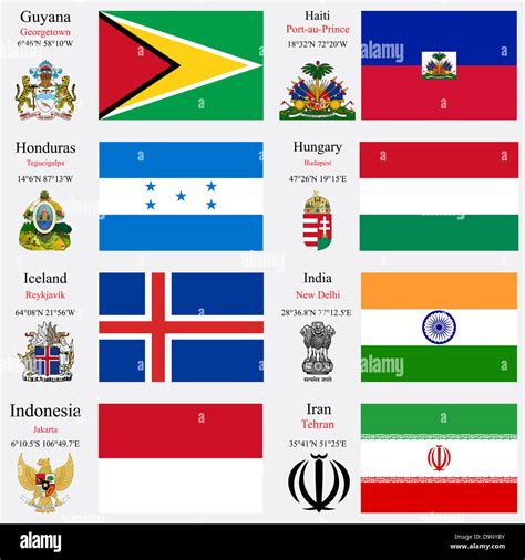 Country Capital With Flag