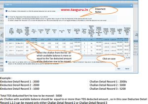 Online Correction Resolution for Overbooked TDS/TCS Challan