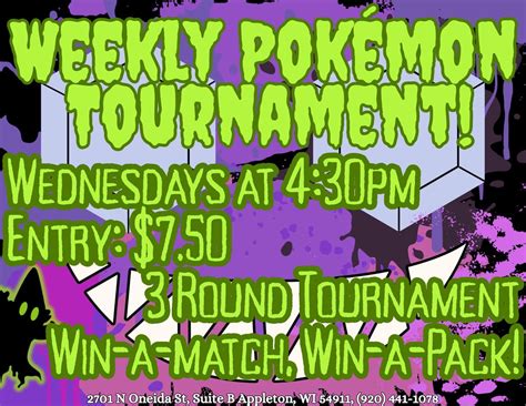 Pokémon Weekly Tournament at Gnome Games Appleton North, 2701 N Oneida ...
