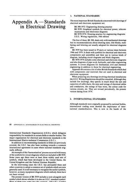 Appendix A-Standards in Electrical Drawing | PDF | Ac Power Plugs And Sockets | Electrical Wiring