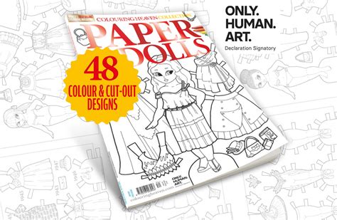 Look inside – Colouring Heaven Collection Paper Dolls | Colouring Heaven