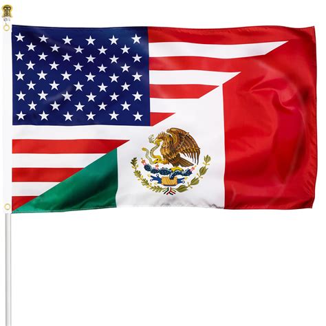 American Flag Mexican Colors