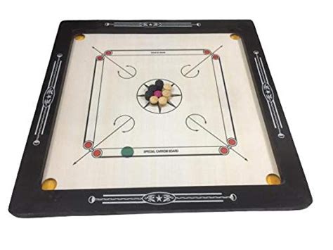 Carrom Board Set 27 x 27 Tournament Ply Wood with Coin & Striker ...