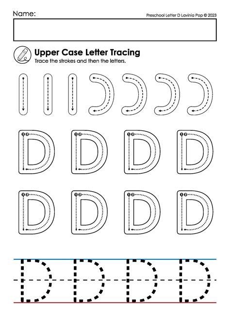 Alphabet Tracing Worksheets for Preschool and Kindergarten