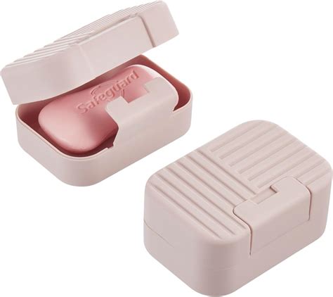 Amazon.com: DODAMOUR Travel Soap Container, 2 Pack Bar Soap Saver Box ...
