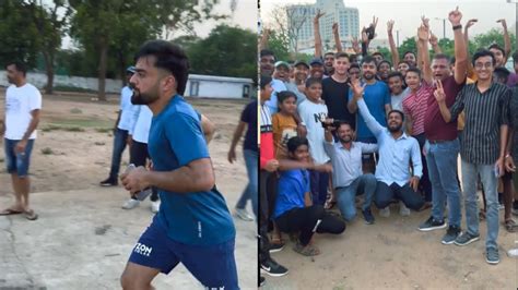 Watch: Rashid Khan, Noor Ahmed, and Odean Smith play gully cricket in ...