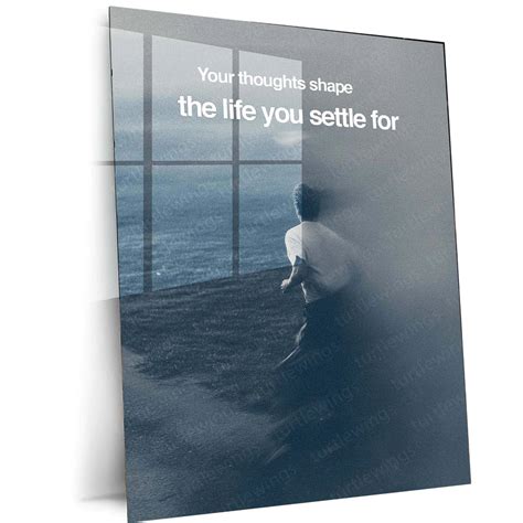Mindset Shapes Reality – Motivational Metal Frame | Growth Mindset Wal ...