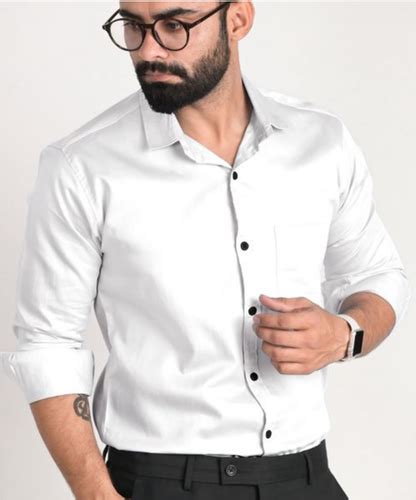 Men's Full Sleeve Slim Fit Mandarin Collar Shirt | theblack&whitestore
