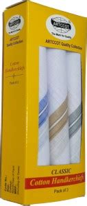 ARTCCOT Men's Cotton Handkerchief SUPER SAVER BOX| 42 x 42 cms |Classic ...