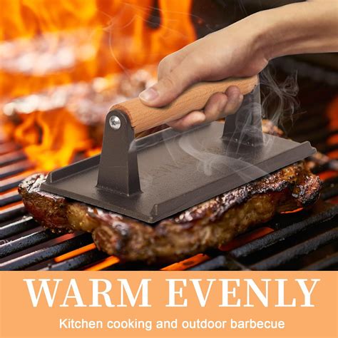 LEVIASHER 2.2 lb Heavy Duty Cast Iron Grill Press, 7.8X3.9 India | Ubuy