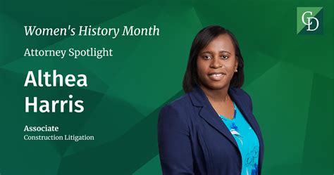 Women's History Month Attorney Spotlight: Althea Harris - Cullen and ...