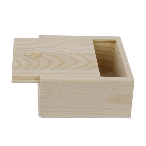 Small Plain Wooden Storage Box Case for Jewellery Small Gadgets Gift ...