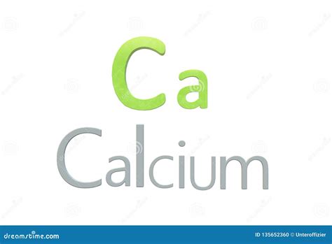 Calcium Chemical Symbol As In The Periodic Table Royalty-Free Illustration | CartoonDealer.com ...