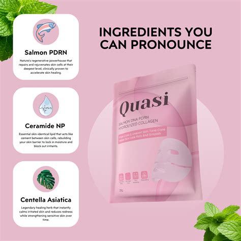 Salmon PDRN Collagen Mask - quasi