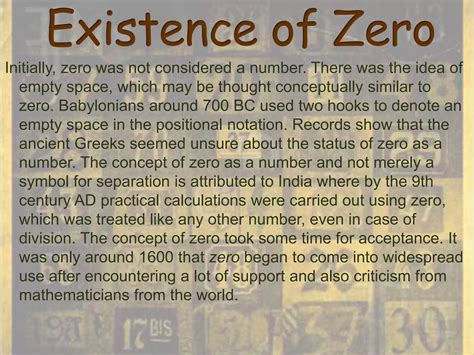 History of Zero - Mathematics | PPTX