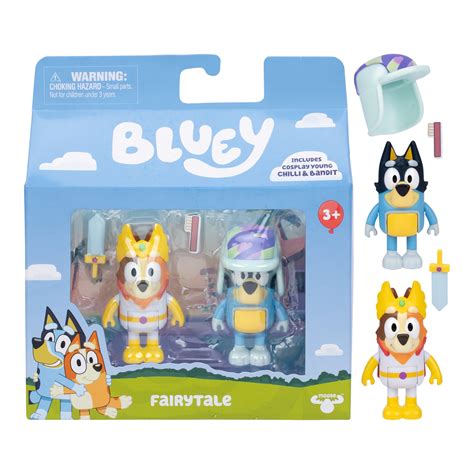 Bluey Fairytale Figure 2-Pack, 2.5 in Figures of India | Ubuy