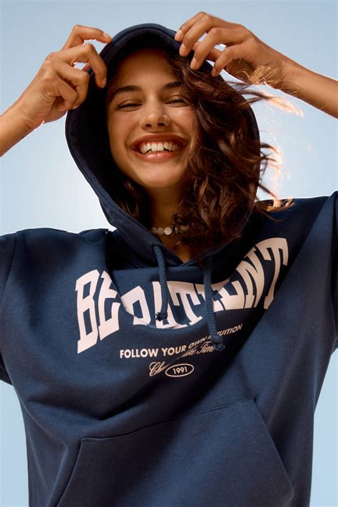 Be Patient hoodie - PULL&BEAR