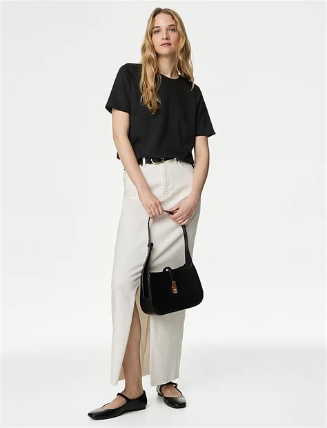 Buy Round Neck Top at Marks & Spencer