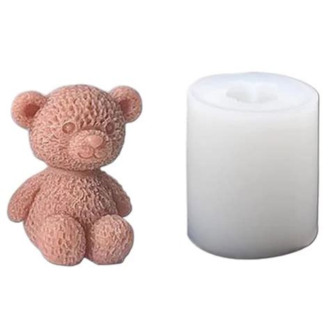 Silicon Mold Candle Cartoon Teddy Bear | Artikamart